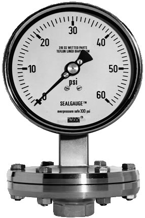 wika 43 diaphragm pressure gauges