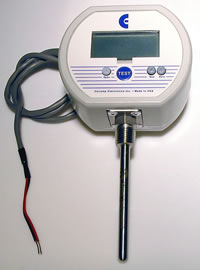 powered indicating rtd transmitter digital temperature gauge