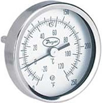 dwyer bimetal thermometers gauges surface mount